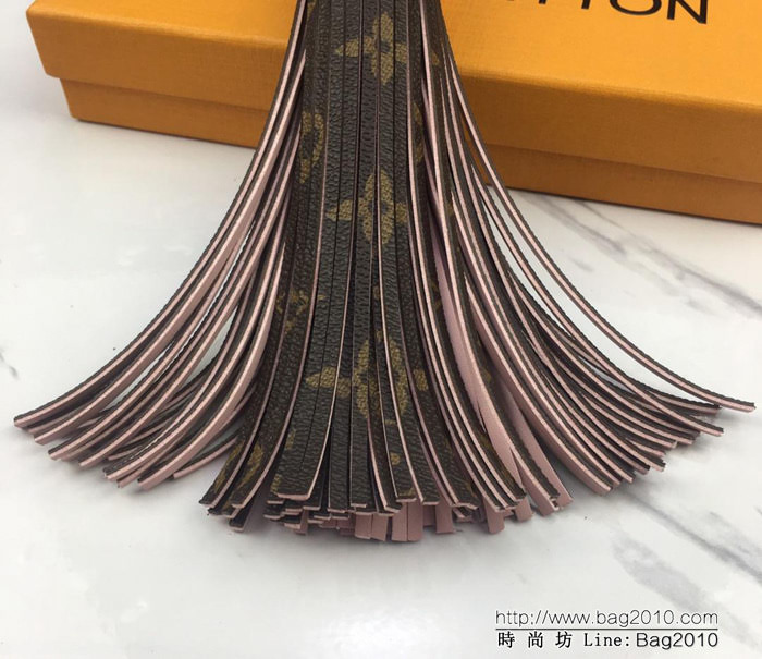 路易威登LV 頂級原單掛飾 掛件 鑰匙扣 M78616粉 百搭款 男女包包通用  ydh1001
